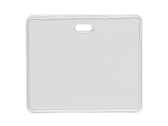 1840-5010 BRADY PEOPLE ID, HORIZONTAL PROXIMITY CARD, CLEAR FLEXIBLE VINYL, TOP LOAD WITH SLOT AND CHAIN HOLES, 2 5/16" X 3 7/16", BAG OF 100, PIECED AND SOLD IN FULL BAGS ONLY